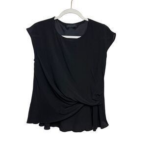 2NDDAY Black Sleeveless Silk Blouse Sz. 34 (US XS)